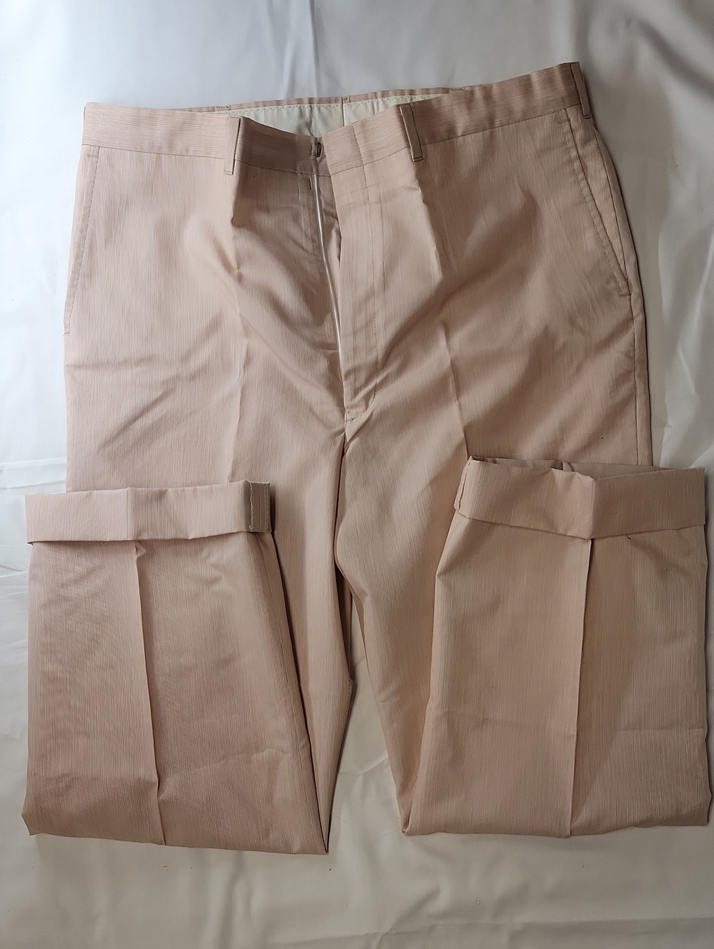Haggar Men's Dress Pants in Red And White Pinstripe 38